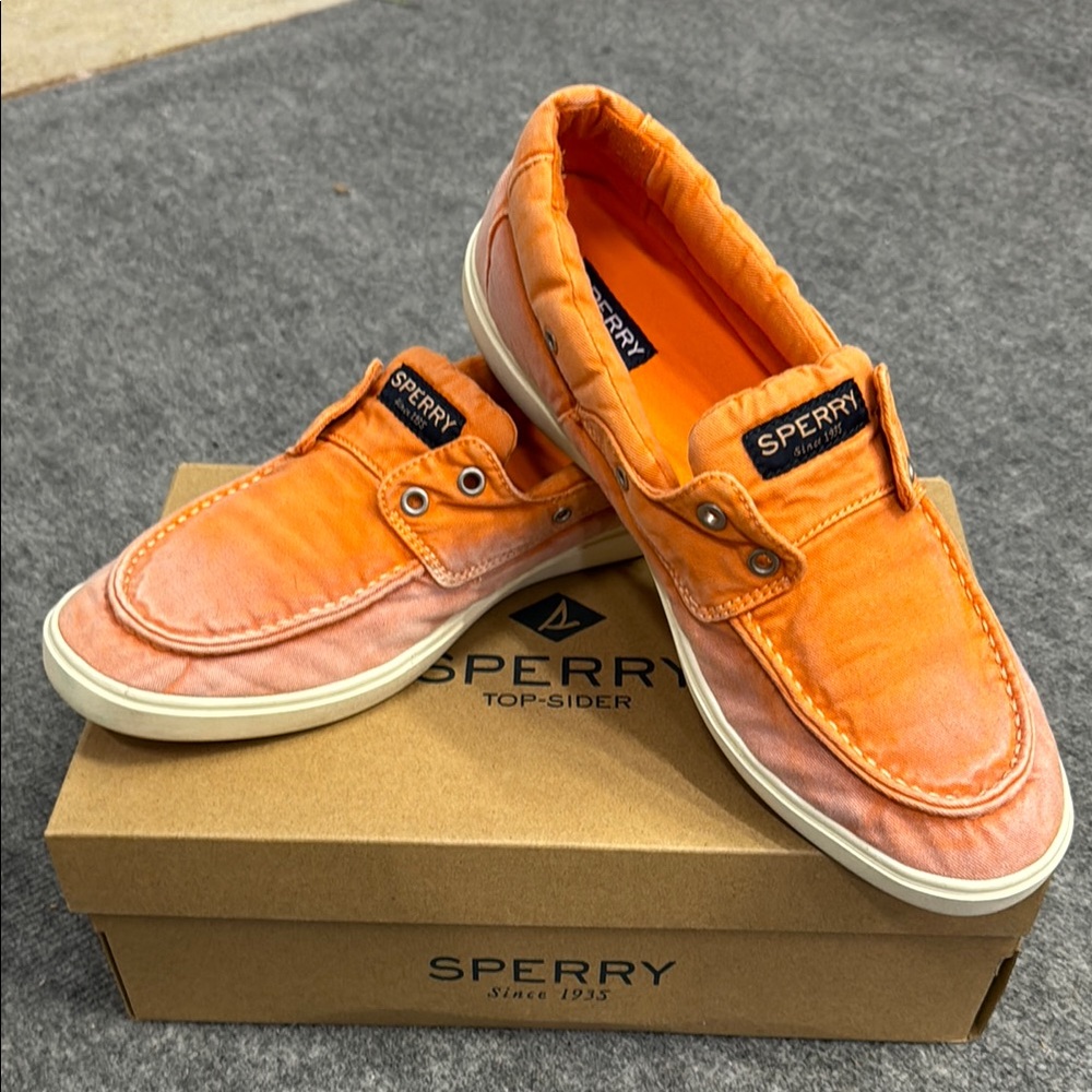 Sperry Orange Men's Outer Banks Topsiders
